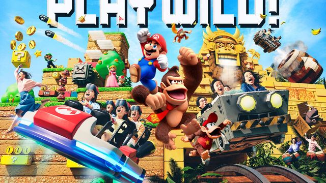 Nintendo dévoile le parc d'attractions Donkey Kong Country