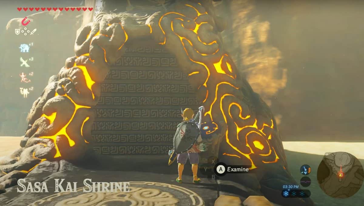 Zelda : Breath Of The Wild - Guide du sanctuaire Sasa Kai