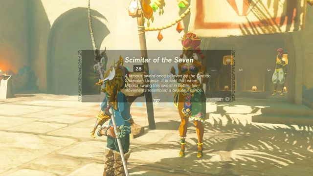 Comment obtenir le cimeterre des sept - Zelda : Tears Of The Kingdom