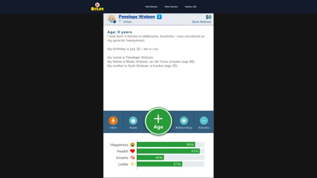 Comment écrire de la fiction pour adultes dans BitLife