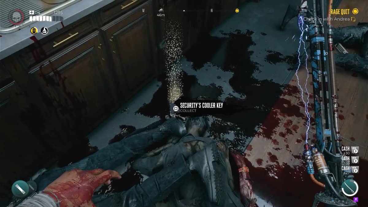 Dead Island 2 : Emplacement de la clé Gardien de sécurité Glacière