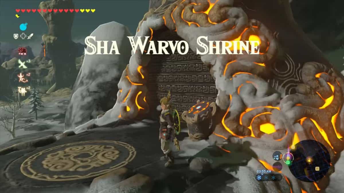 Zelda : Breath Of The Wild - Guide du sanctuaire Sha Warvo