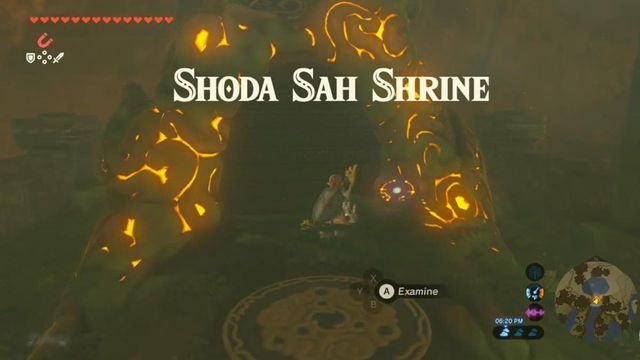 Zelda : Breath Of The Wild - Guide du sanctuaire Shoda Sah