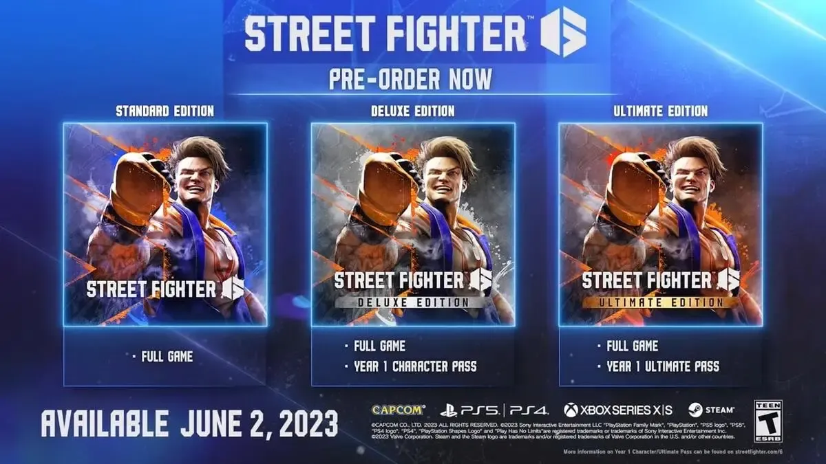 Toutes les éditions de Street Fighter 6 expliquées : Deluxe, Ultimate, bonus de précommande, et plus encore