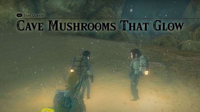 Zelda : Tears Of The Kingdom Cave - Soluce des Champignons des cavernes qui brillent