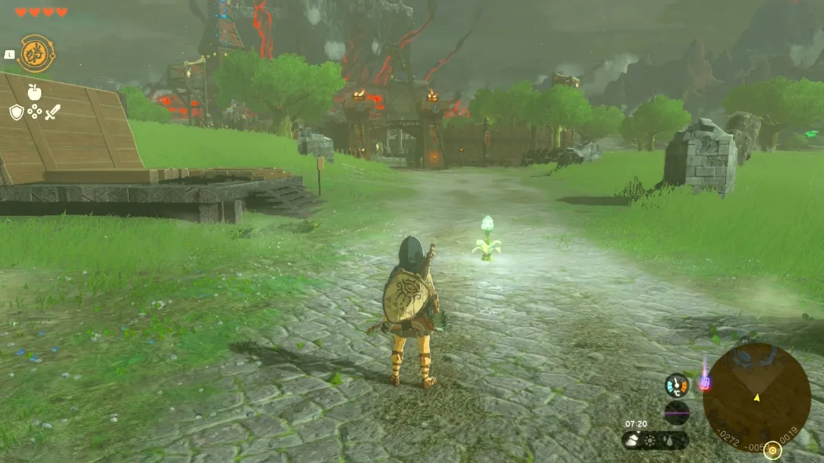 Zelda : Tears of the Kingdom - Comment utiliser Brightbloom Seeds