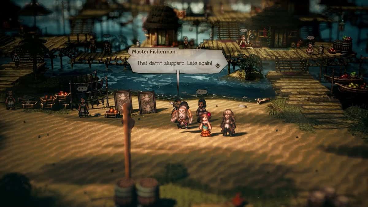 Comment réveiller le pêcheur endormi dans Octopath Traveler 2
