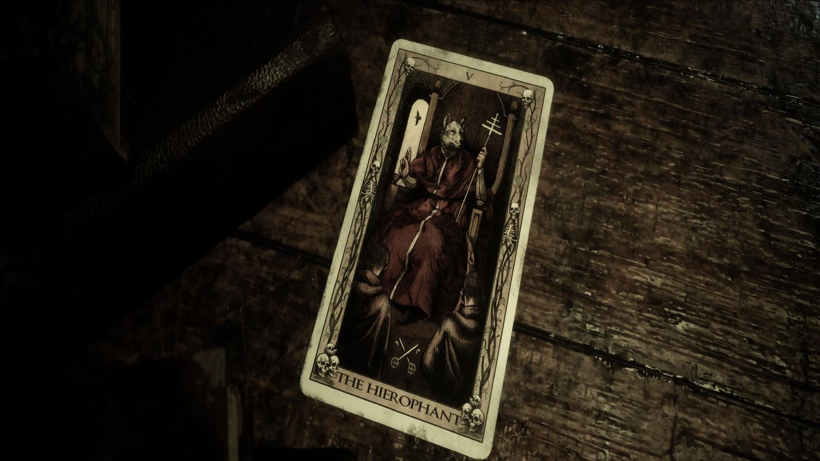 The Quarry : Cartes de tarot – La carte Hiérophante et Eliza