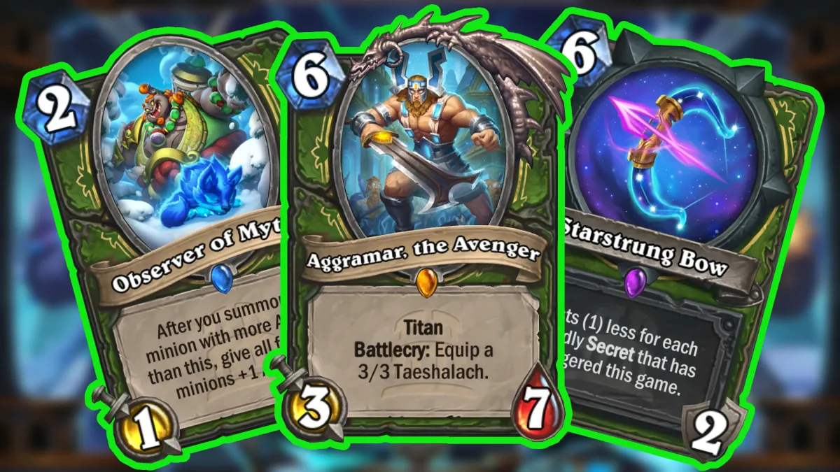 Hearthstone : Titan - Les meilleurs decks de chasseur