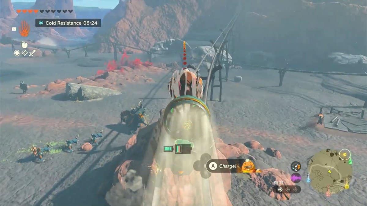 Comment atteindre le sommet de la montagne de la mort dans Zelda : TotK