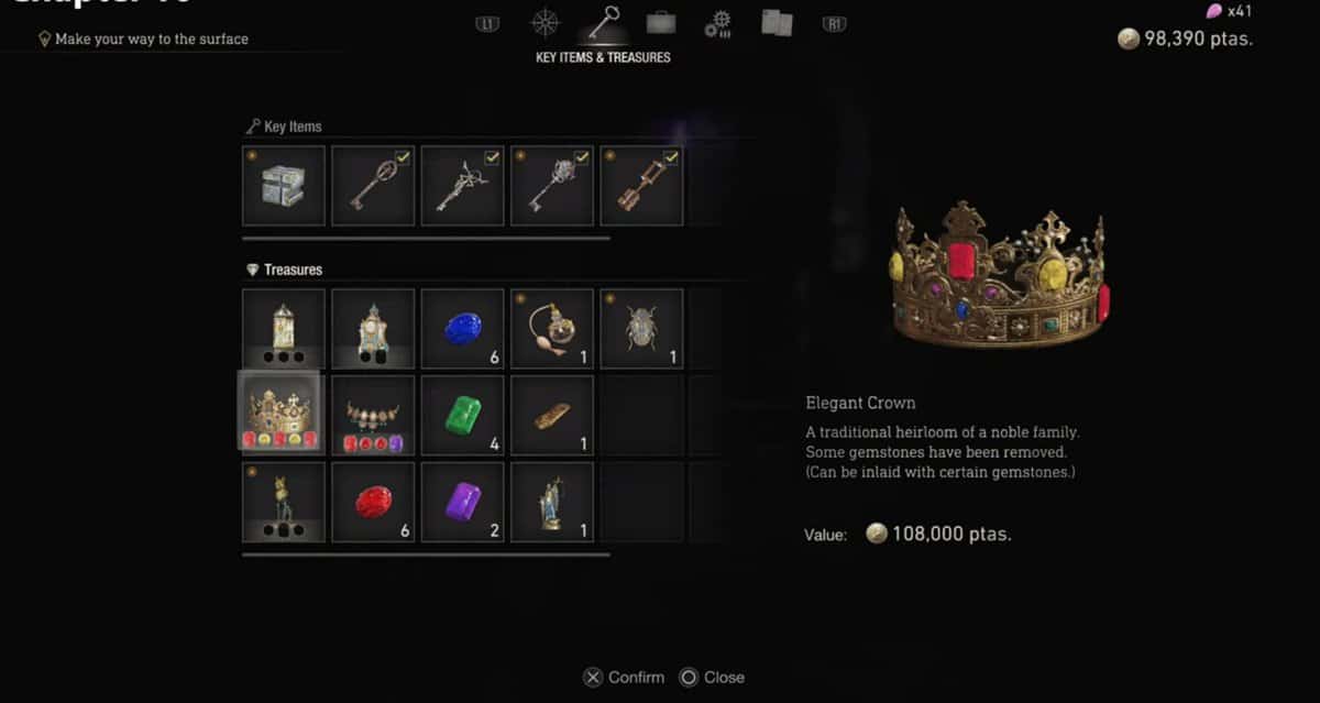 Resident Evil 4 : Guide des combinaisons de trésors