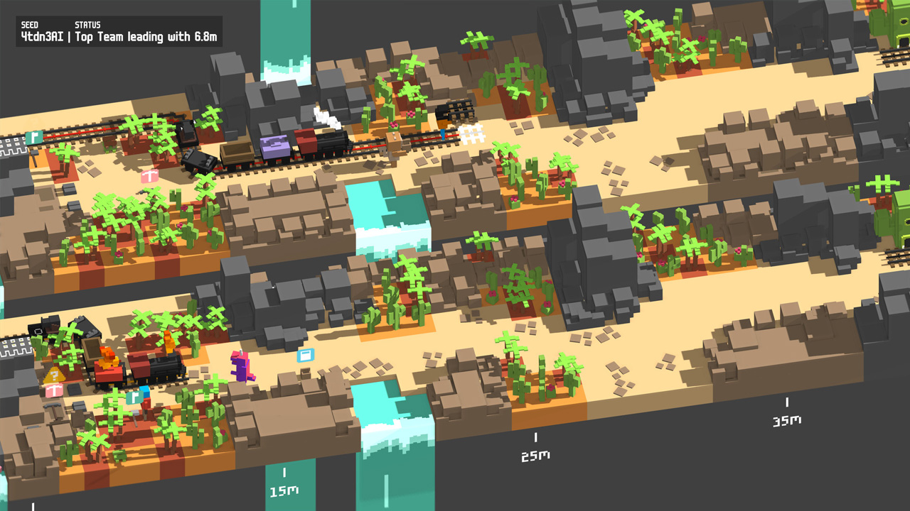 Unrailed sera gratuit sur l'Epic Games Store la semaine prochaine