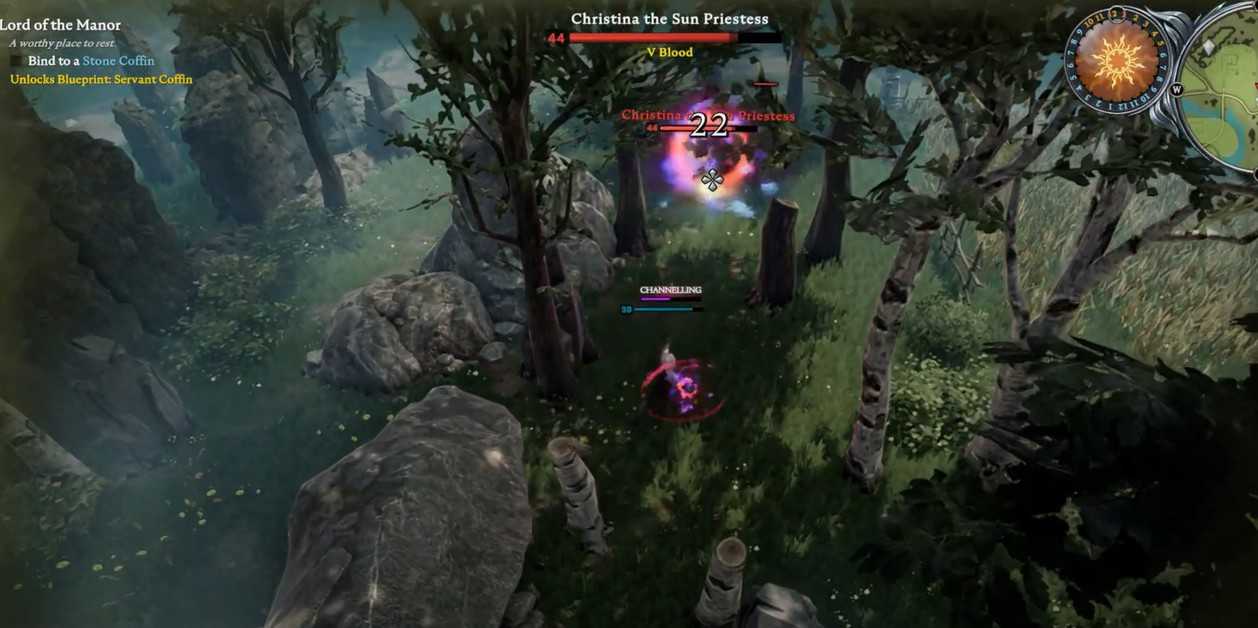 V Rising : Guide du boss Christina la prêtresse du soleil
