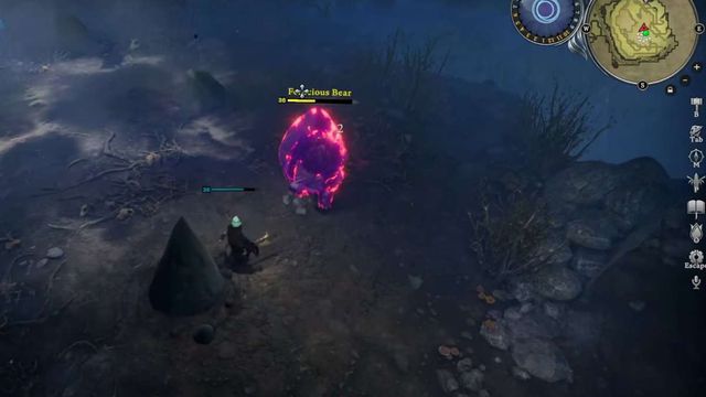 V Rising : Emplacement de l'ours féroce, combat de boss