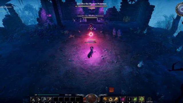 V Rising : Guide du boss Leandra, la prêtresse de l'ombre