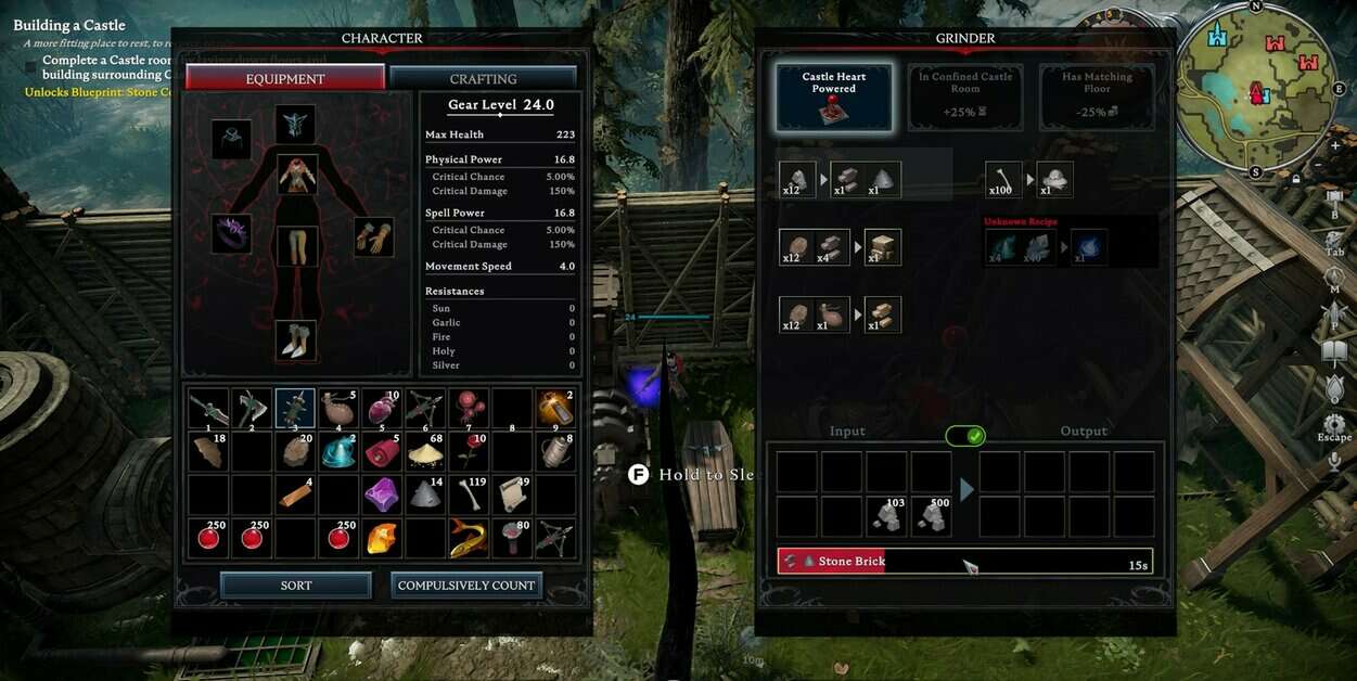 Comment obtenir des briques de pierre dans V Rising