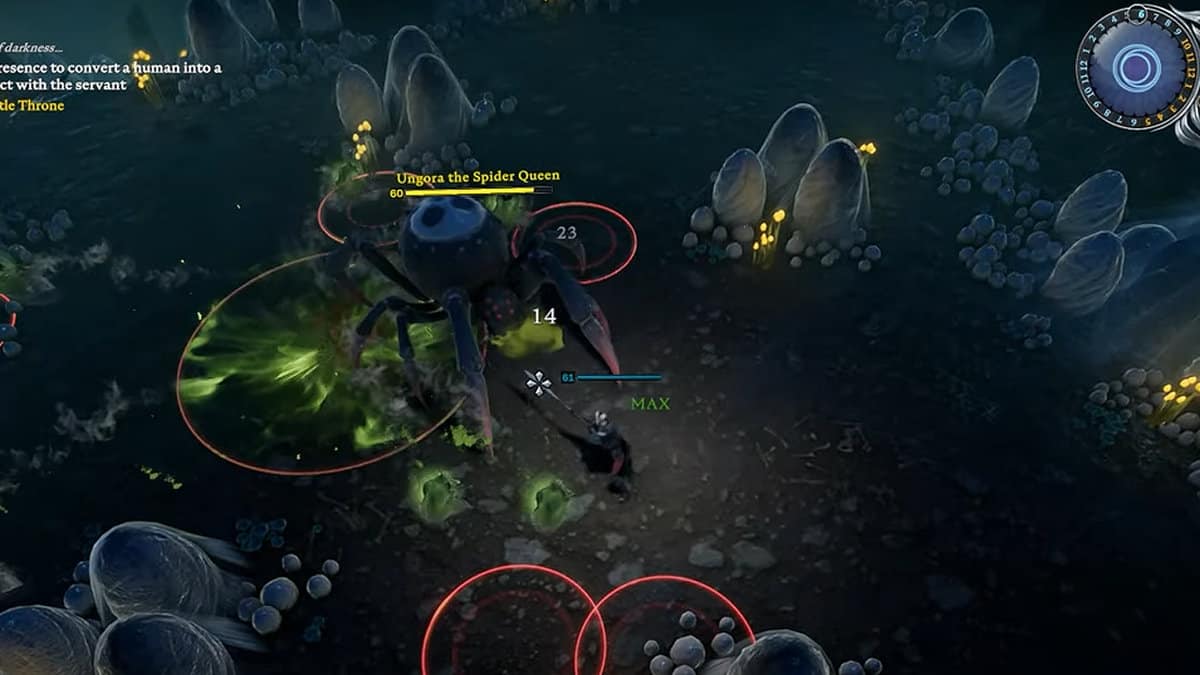 V Rising : Ungora la reine des araignées Emplacement, combat de boss