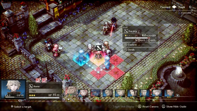 Triangle Strategy : Quand promouvoir les unités