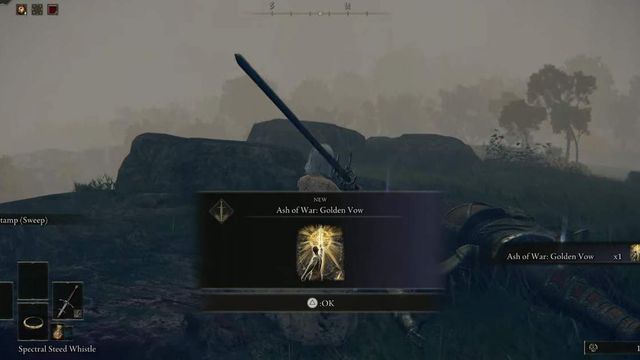Elden Ring : Où trouver Ash of War : Golden Vow