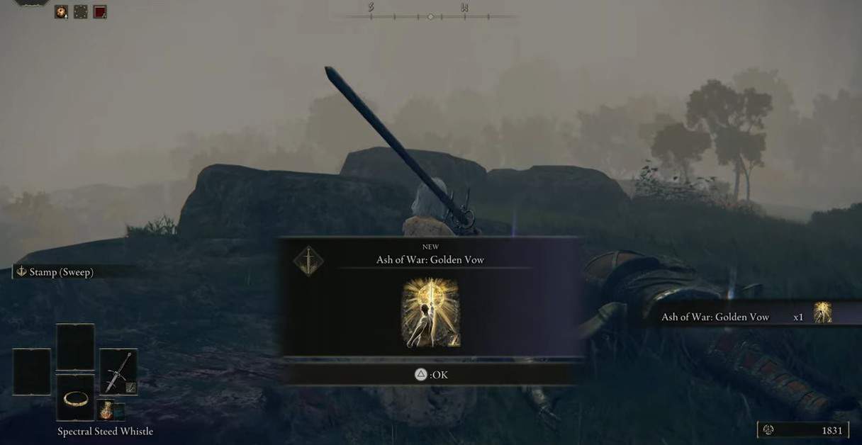 Elden Ring : Où trouver Ash of War : Golden Vow