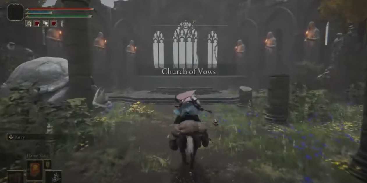 Où trouver l'église des vœux à Elden Ring