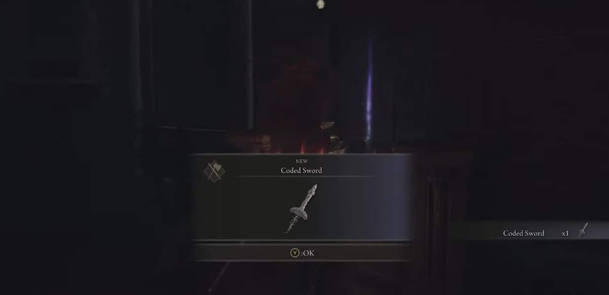 Elden Ring : Où trouver l'épée codée