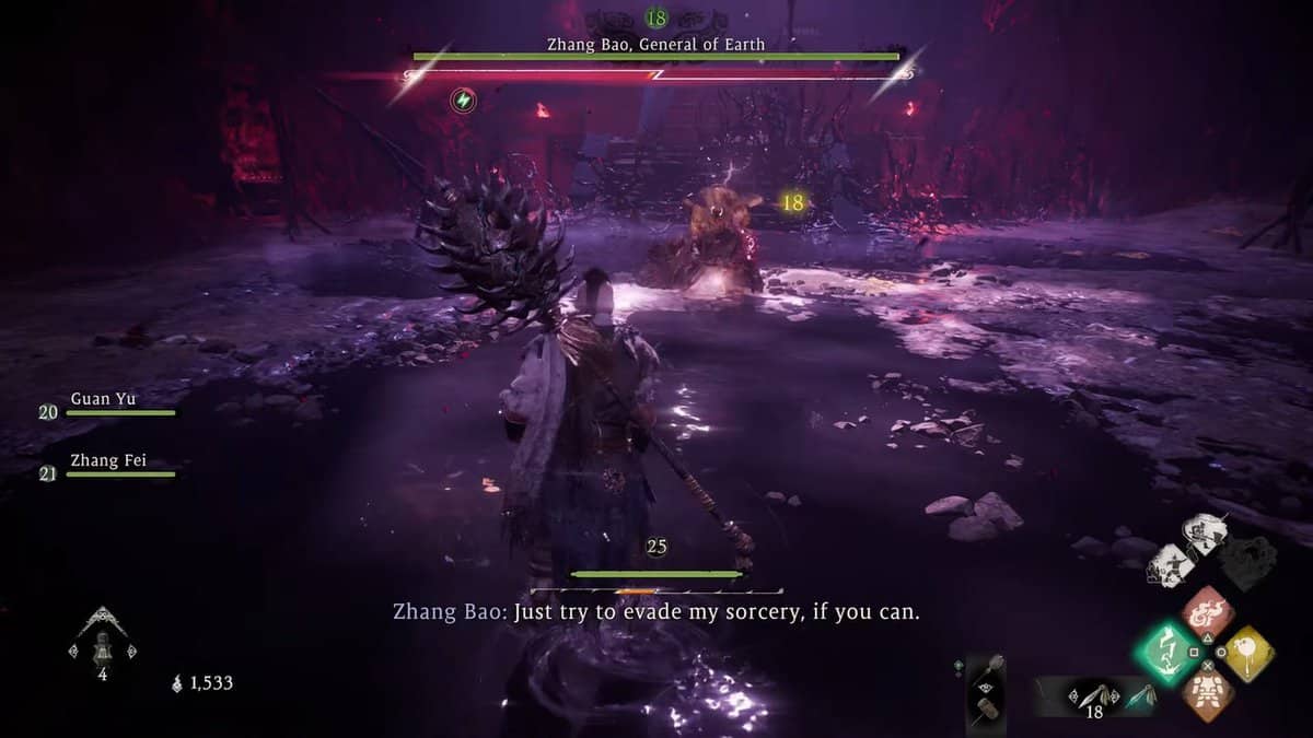 Wo Long : Fallen Dynasty - Guide du boss Zhang Bao