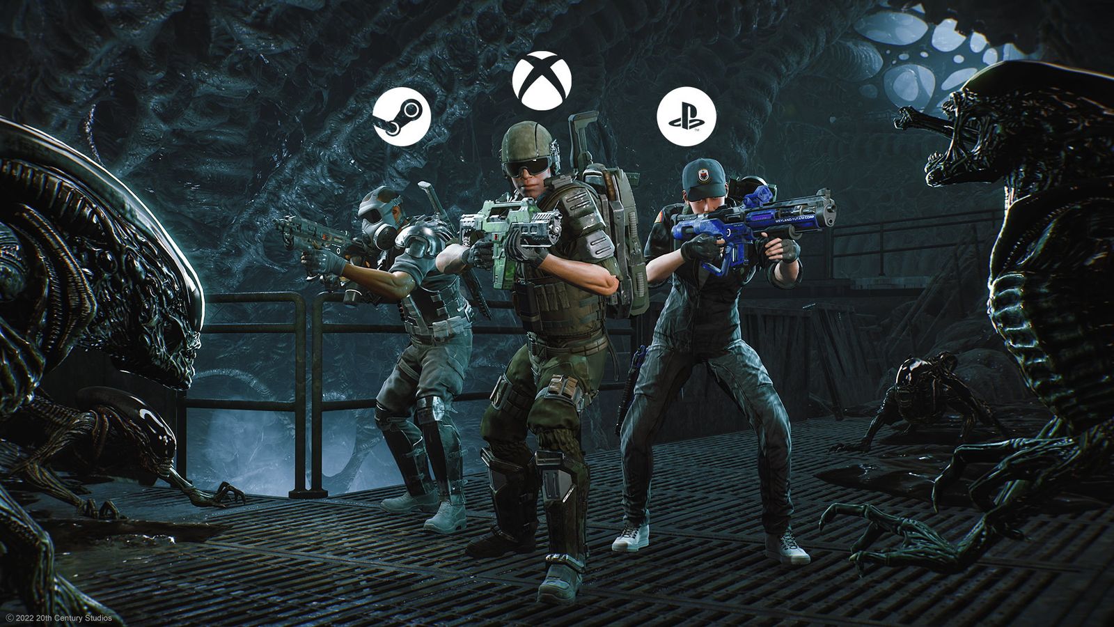Aliens : Fireteam Elite Saison 4 étoiles avec support cross-play et rangs Prestige