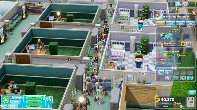 Two Point Hospital : Conseils pour l'attractivité
