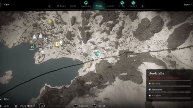 Guide des emplacements de collection Assassin's Creed Valhalla Hordafylke