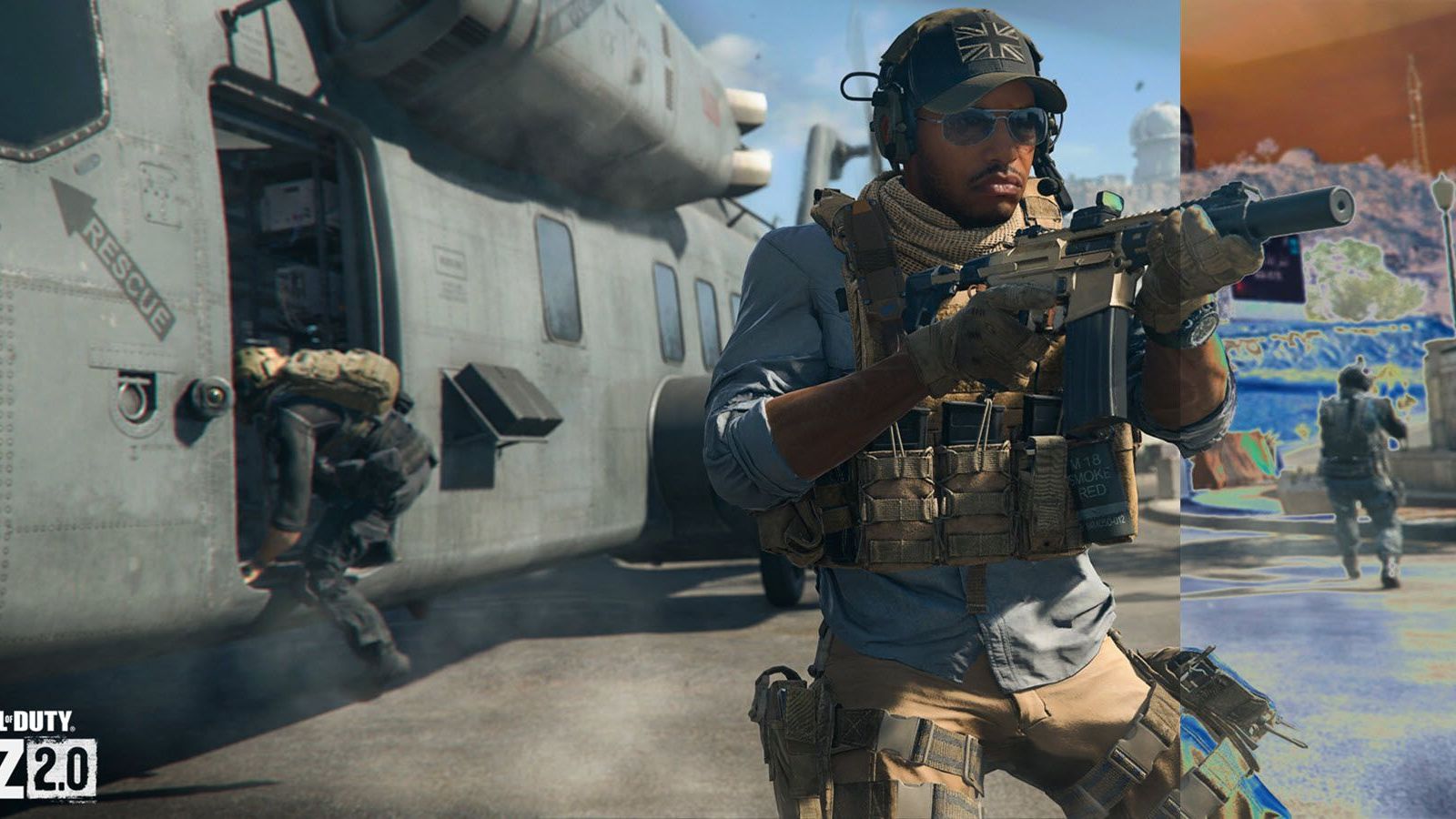 Un étrange glitch de Warzone 2 recouvre le monde du jeu de lumières arc-en-ciel.