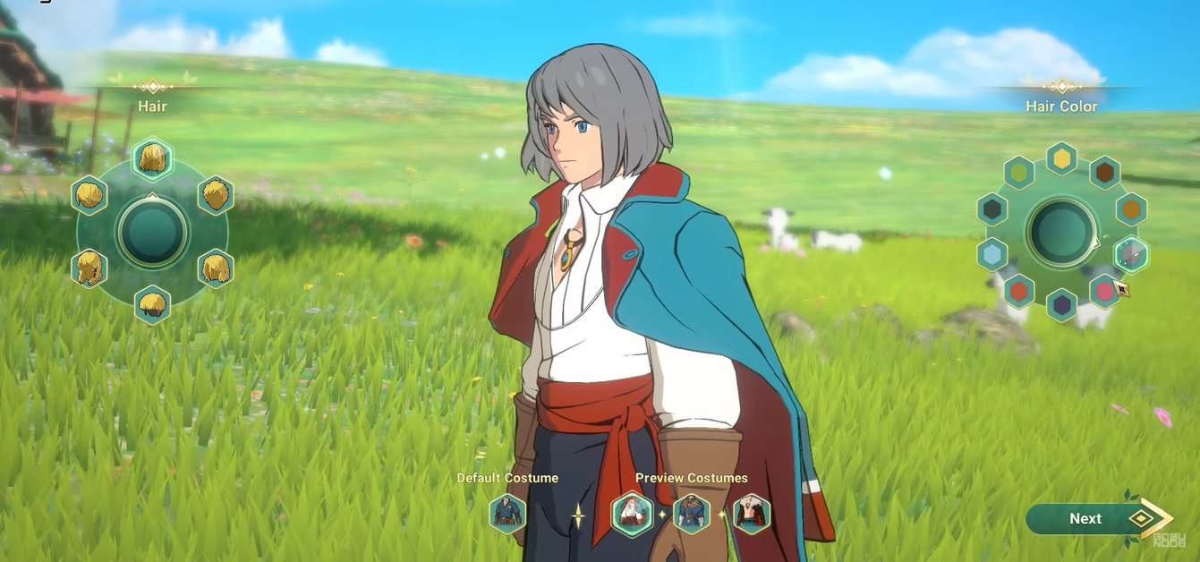 Ni no Kuni : Cross Worlds - Création de personnages