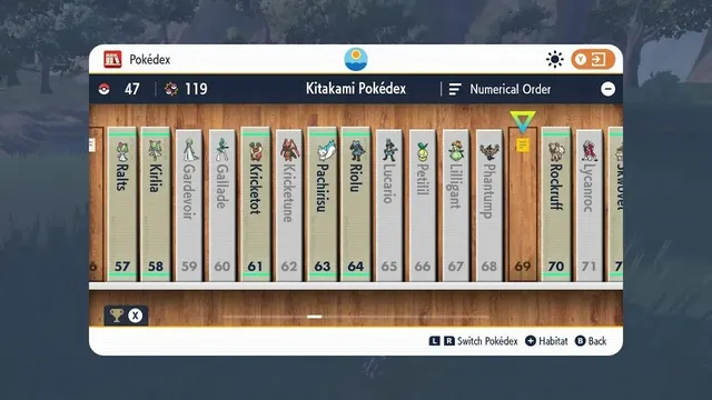 Le Pokedex de Teal Mask Kitakami : Liste de tous les Pokemon