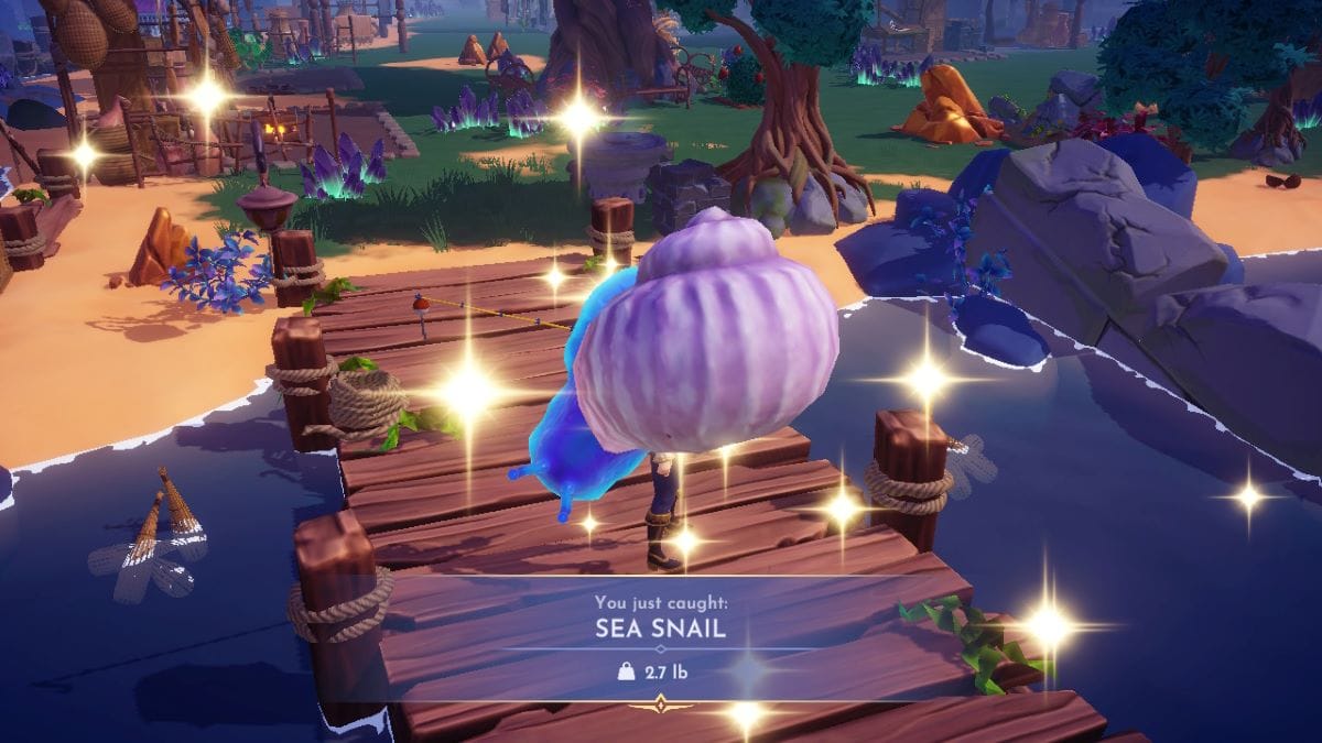 Disney Dreamlight Valley : Comment obtenir des escargots de mer