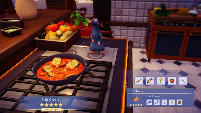 Disney Dreamlight Valley : Comment faire du poisson créole