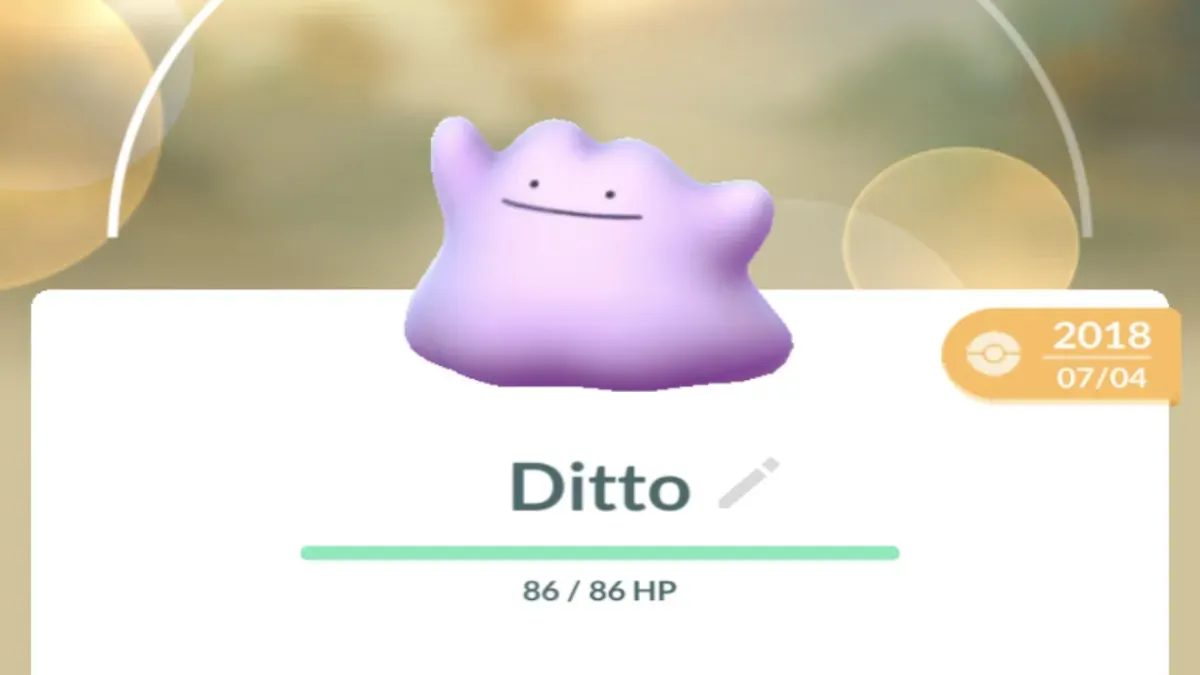 Pokémon GO : Tous les déguisements Ditto