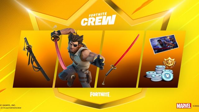 Le Crew Pack d'août 2022 de Fortnite présente le skin Wolverine Zero
