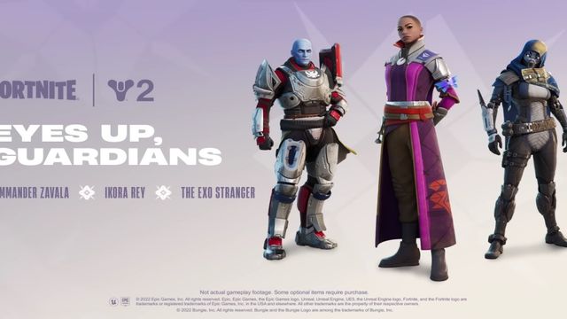 Fortnite x Destiny : De nouveaux superbes skins de gardiens