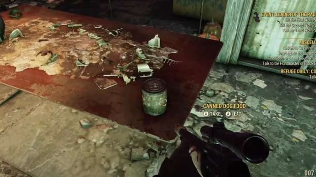Où trouver la nourriture pour chiens - Fallout 76