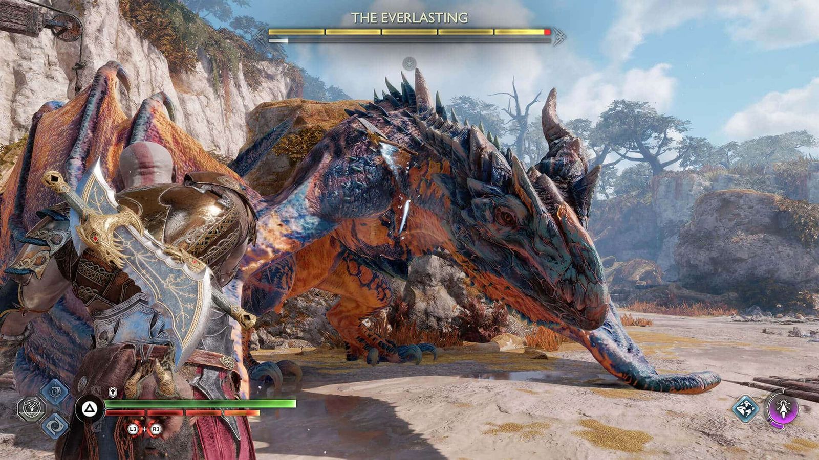 God Of War : Ragnarok - Comment combattre le dragon Everlasting [boss secret]