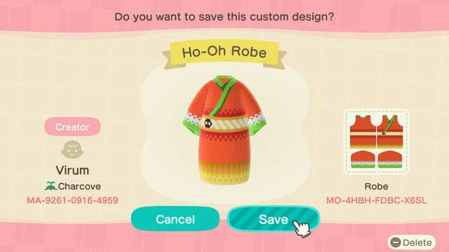 Animal Crossing : New Horizons - Codes Pokémon