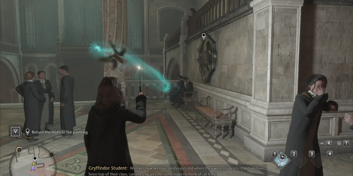 Hogwarts Legacy : Comment accomplir la quête "Like A Moth To A Frame"