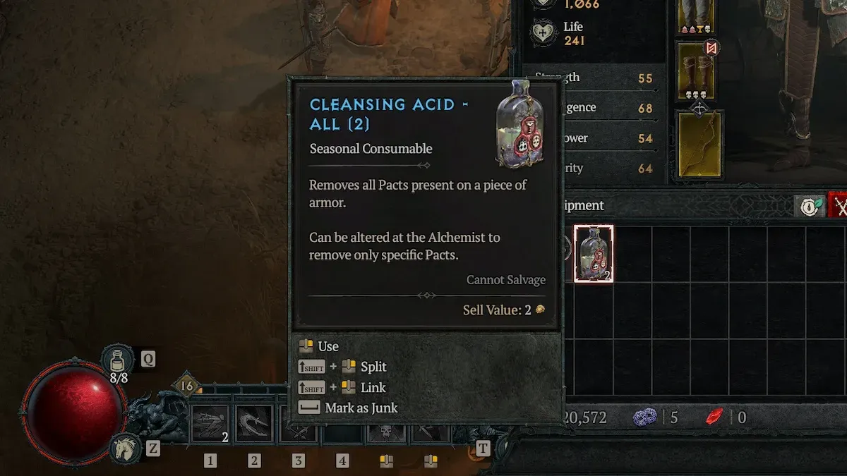 Diablo 4 : Saison 2 - Comment obtenir de l'acide nettoyant