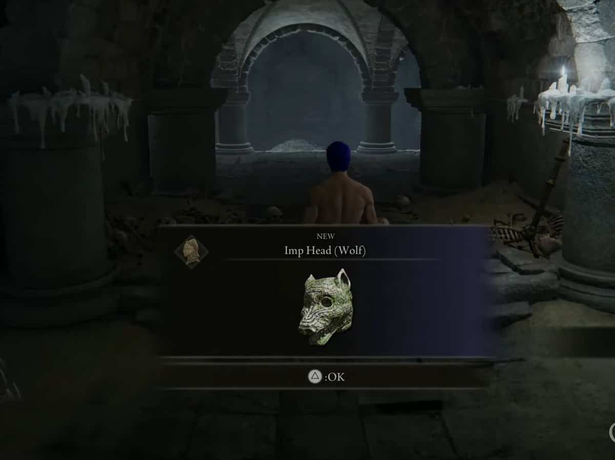 Comment obtenir la tête de diablotin (loup) dans Elden Ring