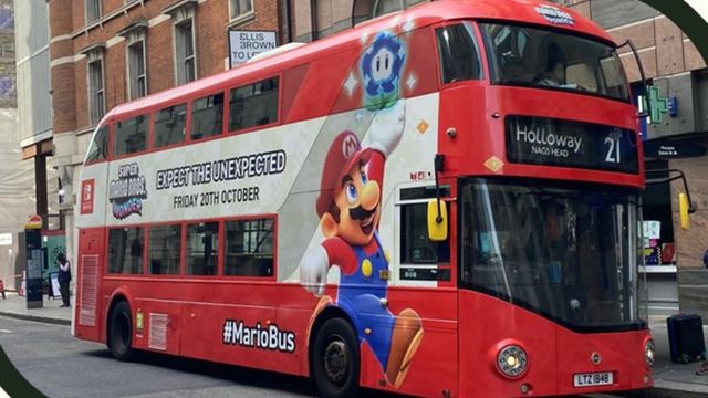 Nintendo offre des prix si vous repérez les bus londoniens sur le thème de Mario