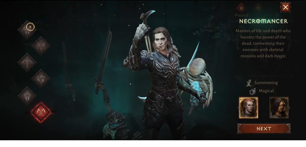 Diablo Immortal : Meilleures constructions de nécromancien