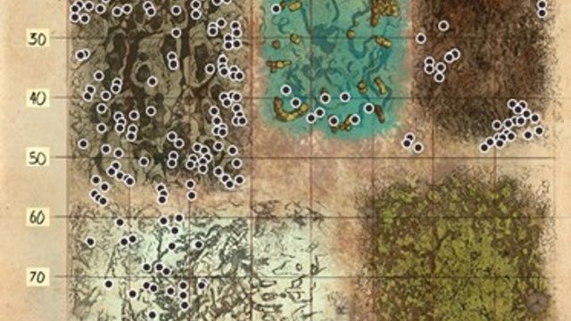 Ark : Genesis - Guide des emplacements des roches pétrolières