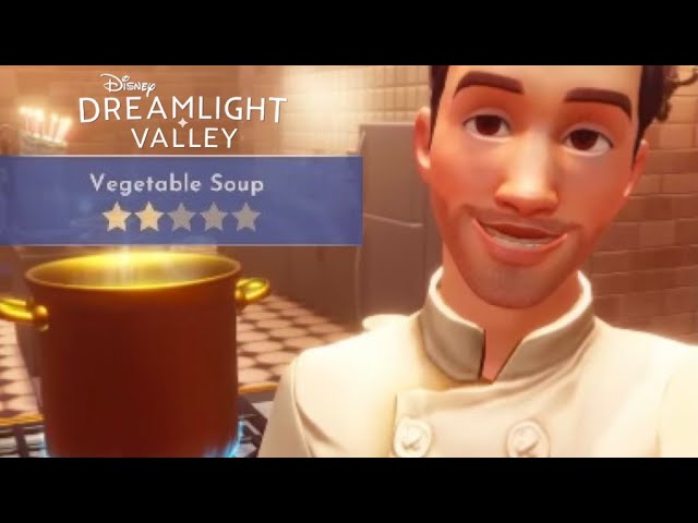 Disney Dreamlight Valley : Soupe aux légumes [recette et ingrédients]