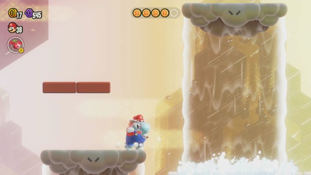 Super Mario Bros. Wonder : Où trouver tous les Tokens Merveilleux dans le niveau de recherche de Shining Falls ?