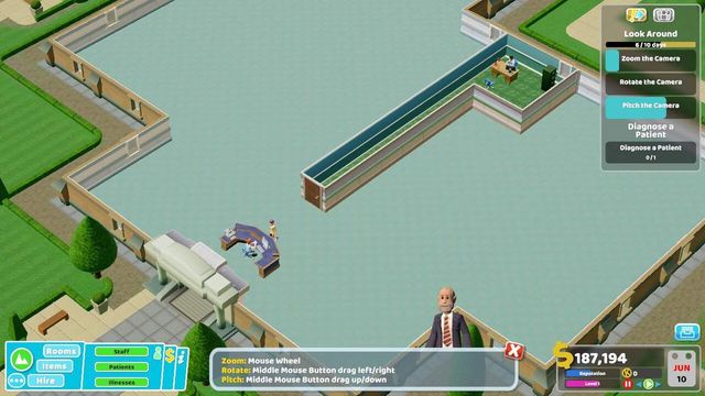 Two Point Hospital : Guide Topless Mountain